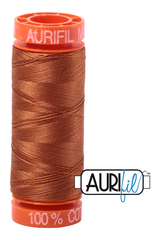 Aurifil Mako 50wt Cotton 200 m 220 yd. spool - 2155 Cinnamon Aurifil Mako 50wt Cotton 200 m 220 yd. spool - 2155 Cinnamon