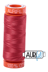 Aurifil Mako 50wt Cotton 200 m 220 yd. spool - 2230 Red Peony Aurifil Mako 50wt Cotton 200 m 220 yd. spool - 2230 Red Peony