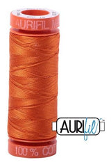 Aurifil Mako 50wt Cotton 200 m 220 yd. spool - 2235 Orange Aurifil Mako 50wt Cotton 200 m 220 yd. spool - 2235 Orange