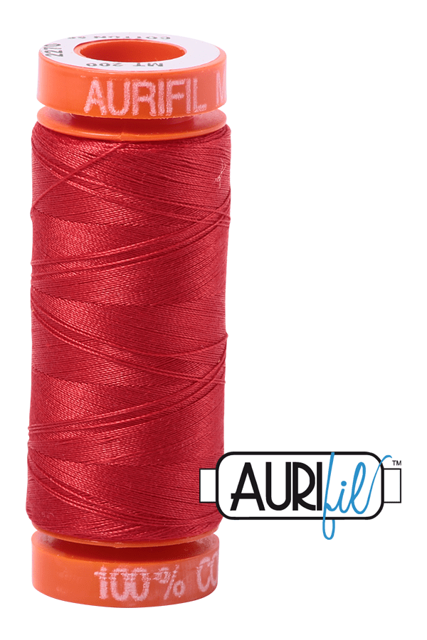 Aurifil Mako 50wt Cotton 200 m 220 yd. spool - 2270 Paprika Aurifil Mako 50wt Cotton 200 m 220 yd. spool - 2270 Paprika