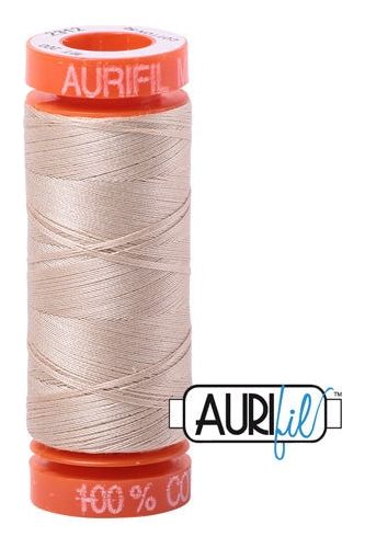 Aurifil Mako 50wt Cotton 200 m 220 yd. spool - 2312 Ermine Aurifil Mako 50wt Cotton 200 m 220 yd. spool - 2312 Ermine