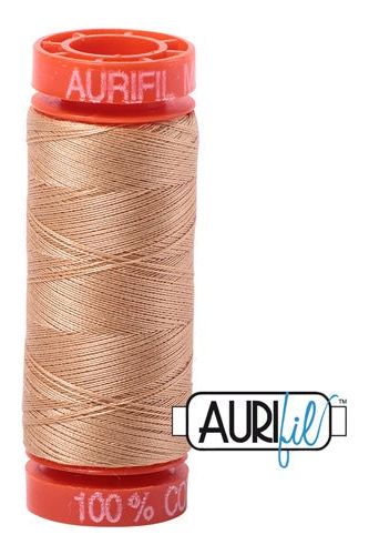 Aurifil Mako 50wt Cotton 200 m 220 yd. spool - 2318 Cachemire Aurifil Mako 50wt Cotton 200 m 220 yd. spool - 2318 Cachemire