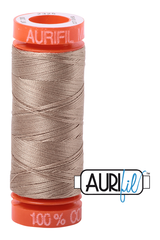 Aurifil Mako 50wt Cotton 200 m 220 yd. spool - 2325 Linen Aurifil Mako 50wt Cotton 200 m 220 yd. spool - 2325 Linen