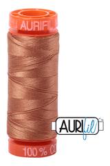 Aurifil Mako 50wt Cotton 200 m 220 yd. spool - 2330 Light Chestnut Aurifil Mako 50wt Cotton 200 m 220 yd. spool - 2330 Light Chestnut