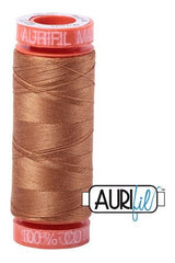 Aurifil Mako 50wt Cotton 200 m 220 yd. spool - 2335 Light Cinnamon Aurifil Mako 50wt Cotton 200 m 220 yd. spool - 2335 Light Cinnamon