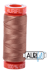 Aurifil Mako 50wt Cotton 200 m 220 yd. spool - 2340 Cafe au Lait Aurifil Mako 50wt Cotton 200 m 220 yd. spool - 2340 Cafe au Lait