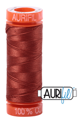 Aurifil Mako 50wt Cotton 200 m 220 yd. spool - 2350 Copper Aurifil Mako 50wt Cotton 200 m 220 yd. spool - 2350 Copper