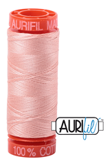 Aurifil Mako 50wt Cotton 200 m 220 yd. spool - 2420 Light Blush Aurifil Mako 50wt Cotton 200 m 220 yd. spool - 2420 Light Blush
