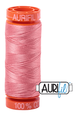 Aurifil Mako 50wt Cotton 200 m 220 yd. spool - 2435 Peachy Pink Aurifil Mako 50wt Cotton 200 m 220 yd. spool - 2435 Peachy Pink