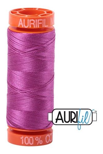 Aurifil Mako 50wt Cotton 200 m 220 yd. spool - 2535 Magenta Aurifil Mako 50wt Cotton 200 m 220 yd. spool - 2535 Magenta