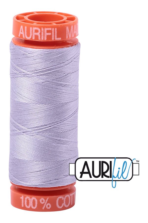 Aurifil Mako 50wt Cotton 200 m 220 yd. spool - 2560 Iris Aurifil Mako 50wt Cotton 200 m 220 yd. spool - 2560 Iris