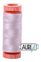 Aurifil Mako 50wt Cotton 200 m 220 yd. spool - 2564 Pale Lilac Aurifil Mako 50wt Cotton 200 m 220 yd. spool - 2564 Pale Lilac