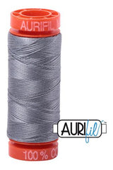 Aurifil Mako 50wt Cotton 200 m 220 yd. spool - 2605 Grey Aurifil Mako 50wt Cotton 200 m 220 yd. spool - 2605 Grey