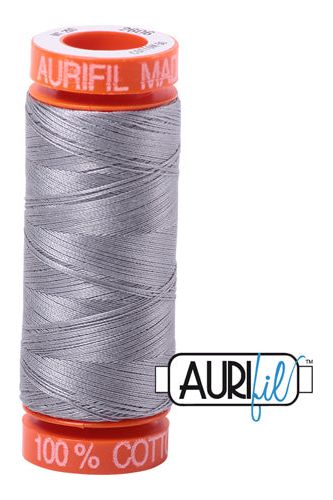 Aurifil Mako 50wt Cotton 200 m 220 yd. spool - 2606 Mist Aurifil Mako 50wt Cotton 200 m 220 yd. spool - 2606 Mist
