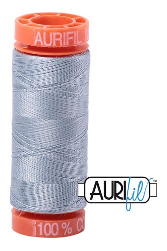Aurifil Mako 50wt Cotton 200 m 220 yd. spool - 2612 Arctic Sky Aurifil Mako 50wt Cotton 200 m 220 yd. spool - 2612 Arctic Sky