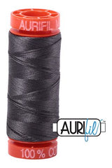Aurifil Mako 50wt Cotton 200 m 220 yd. spool - 2630 Dark Pewter Aurifil Mako 50wt Cotton 200 m 220 yd. spool - 2630 Dark Pewter