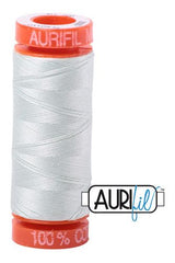 Aurifil Mako 50wt Cotton 200 m 220 yd. spool - 2800 Mint Ice Aurifil Mako 50wt Cotton 200 m 220 yd. spool - 2800 Mint Ice