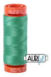 Aurifil Mako 50wt Cotton 200 m 220 yd. spool - 2860 Light Emerald
