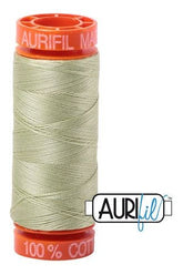 Aurifil Mako 50wt Cotton 200 m 220 yd. spool - 2886 Light Avocado