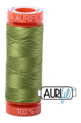 Aurifil Mako 50wt Cotton 200 m 220 yd. spool - 2888 Fern Green