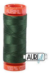 Aurifil Mako 50wt Cotton 200 m 220 yd. spool - 2892 Pine