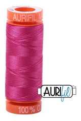 Aurifil Mako 50wt Cotton 200 m 220 yd. spool - 4020 Fuchsia Aurifil Mako 50wt Cotton 200 m 220 yd. spool - 4020 Fuchsia