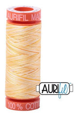 Aurifil Mako 50wt Cotton 200 m 220 yd. spool - 4658 Limone di Monterosso Aurifil Mako 50wt Cotton 200 m 220 yd. spool - 4658 Limone di Monterosso