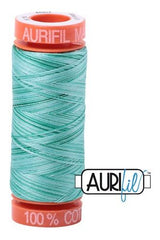 Aurifil Mako 50wt Cotton 200 m 220 yd. spool - 4662 Creme de Menthe Aurifil Mako 50wt Cotton 200 m 220 yd. spool - 4662 Creme de Menthe