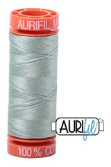 Aurifil Mako 50wt Cotton 200 m 220 yd. spool - 5014 Marine Water Aurifil Mako 50wt Cotton 200 m 220 yd. spool - 5014 Marine Water