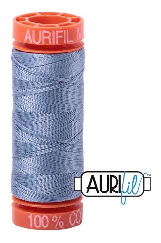 Aurifil Mako 50wt Cotton 200 m 220 yd. spool - 6720 Slate Aurifil Mako 50wt Cotton 200 m 220 yd. spool - 6720 Slate