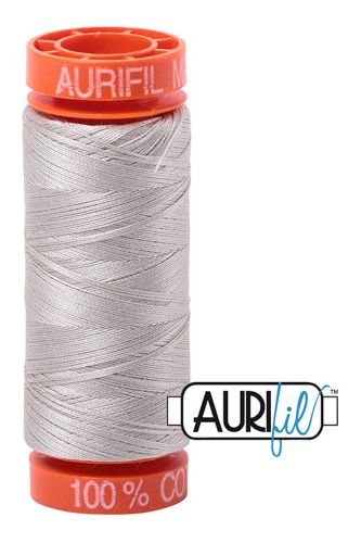 Aurifil Mako 50wt Cotton 200 m 220 yd. spool - 6724 Moonshine Aurifil Mako 50wt Cotton 200 m 220 yd. spool - 6724 Moonshine