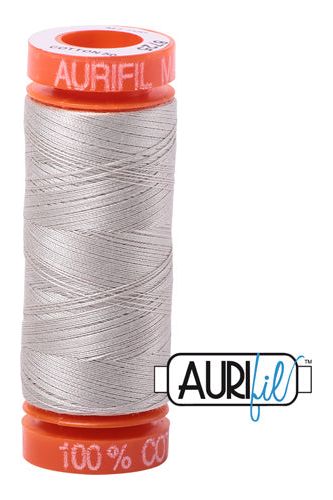 Aurifil Mako 50wt Cotton 200 m 220 yd. spool - 6725 Moondust Aurifil Mako 50wt Cotton 200 m 220 yd. spool - 6725 Moondust