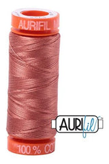 Aurifil Mako 50wt Cotton 200 m 220 yd. spool - 6728 Cinnabar Aurifil Mako 50wt Cotton 200 m 220 yd. spool - 6728 Cinnabar