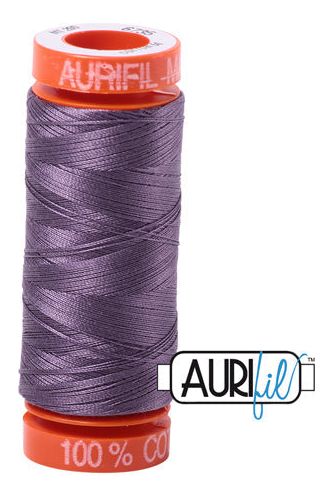 Aurifil Mako 50wt Cotton 200 m 220 yd. spool - 6735 Plumtastic Aurifil Mako 50wt Cotton 200 m 220 yd. spool - 6735 Plumtastic