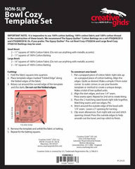 Creative Grids Bowl Cozy Template Set Creative Grids Bowl Cozy Template Set