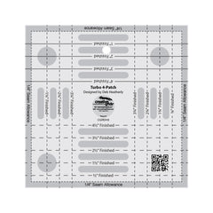 Creative Grids Turbo 4-Patch Template Quilt Ruler Creative Grids Turbo 4-Patch Template Quilt Ruler