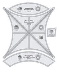 Creative Grids Double Wedding Ring Templates Quilt Ruler Creative Grids Double Wedding Ring Templates Quilt Ruler