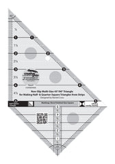 Creative Grids Multi Size Triangle 45 and 90 Degrees Quilt Ruler Creative Grids Multi Size Triangle 45 and 90 Degrees Quilt Ruler