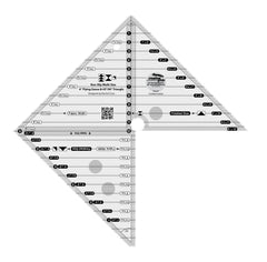 Creative Grids 6in Flying Geese & 45 90 Degree Triangle Quilt Ruler Creative Grids 6in Flying Geese & 45 90 Degree Triangle Quilt Ruler