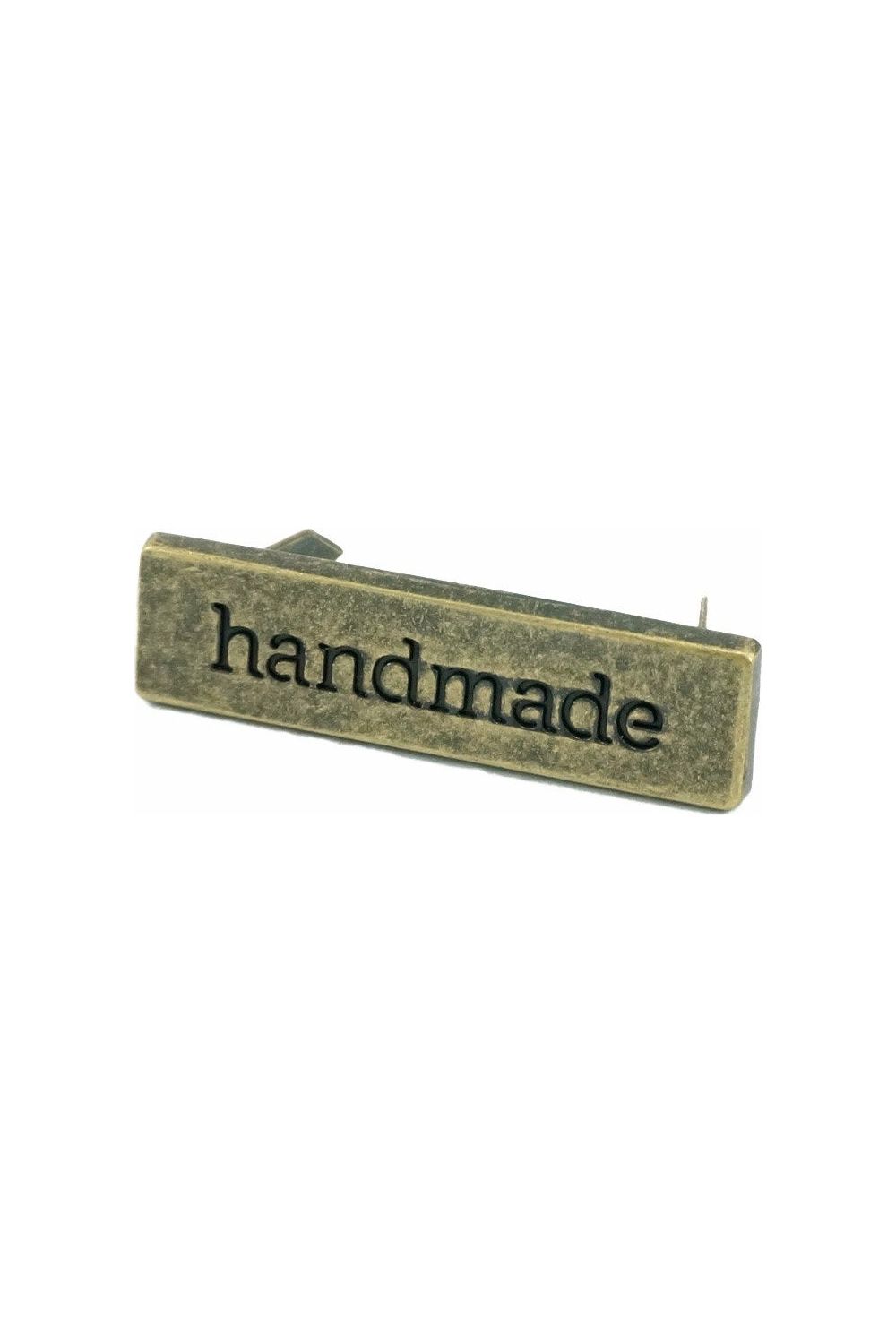 Metal Bag Label "Handmade" Metal Bag Label "Handmade"