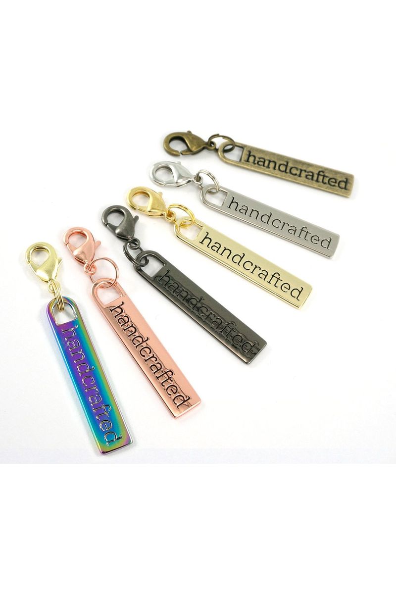 Zipper Pull "Handcrafted" Zipper Pull "Handcrafted"