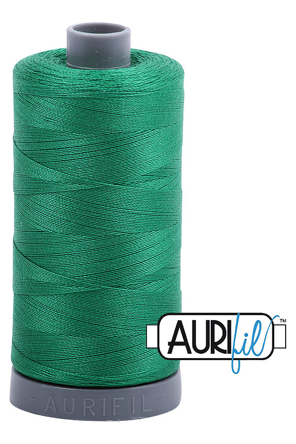 Aurifil Mako 28wt Cotton 750 m 820 yd. spool - 2870 Green Aurifil Mako 28wt Cotton 750 m 820 yd. spool - 2870 Green