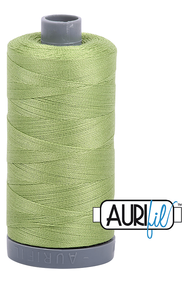 Aurifil Mako 28wt Cotton 750 m 820 yd. spool - 2882 Light Fern Aurifil Mako 28wt Cotton 750 m 820 yd. spool - 2882 Light Fern