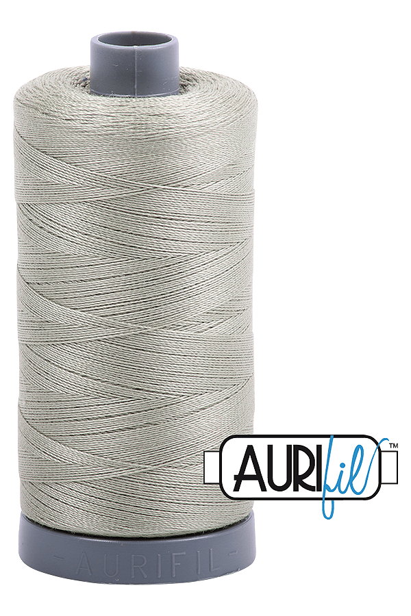 Aurifil Mako 28wt Cotton 750 m 820 yd. spool - 2902 Light Laurel Green Aurifil Mako 28wt Cotton 750 m 820 yd. spool - 2902 Light Laurel Green