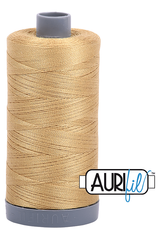 Aurifil Mako 28wt Cotton 750 m 820 yd. spool - 2920 Light Brass Aurifil Mako 28wt Cotton 750 m 820 yd. spool - 2920 Light Brass