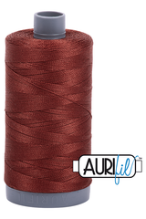 Aurifil Mako 28wt Cotton 750 m 820 yd. spool - 4012 Copper Brown Aurifil Mako 28wt Cotton 750 m 820 yd. spool - 4012 Copper Brown