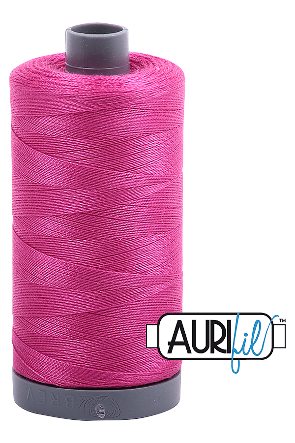 Aurifil Mako 28wt Cotton 750 m 820 yd. spool - 4020 Fuchsia Aurifil Mako 28wt Cotton 750 m 820 yd. spool - 4020 Fuchsia