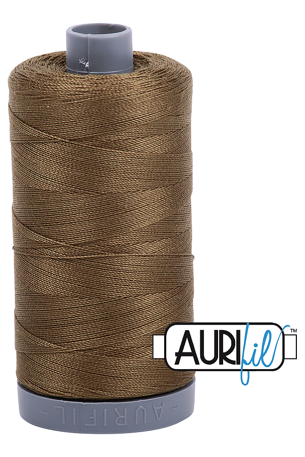 Aurifil Mako 28wt Cotton 750 m 820 yd. spool - 4173 Dark Olive Aurifil Mako 28wt Cotton 750 m 820 yd. spool - 4173 Dark Olive