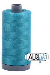 Aurifil Mako 28wt Cotton 750 m 820 yd. spool - 4182 Dark Turquoise Aurifil Mako 28wt Cotton 750 m 820 yd. spool - 4182 Dark Turquoise