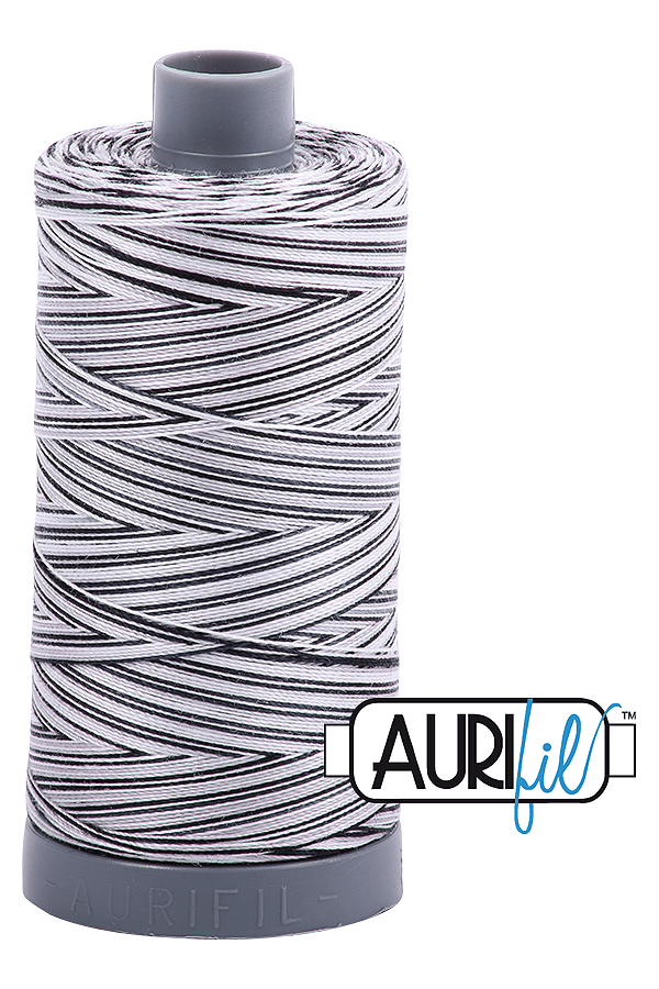Aurifil Mako 28wt Cotton 750 m 820 yd. spool - 4652 Licorice Twist Aurifil Mako 28wt Cotton 750 m 820 yd. spool - 4652 Licorice Twist